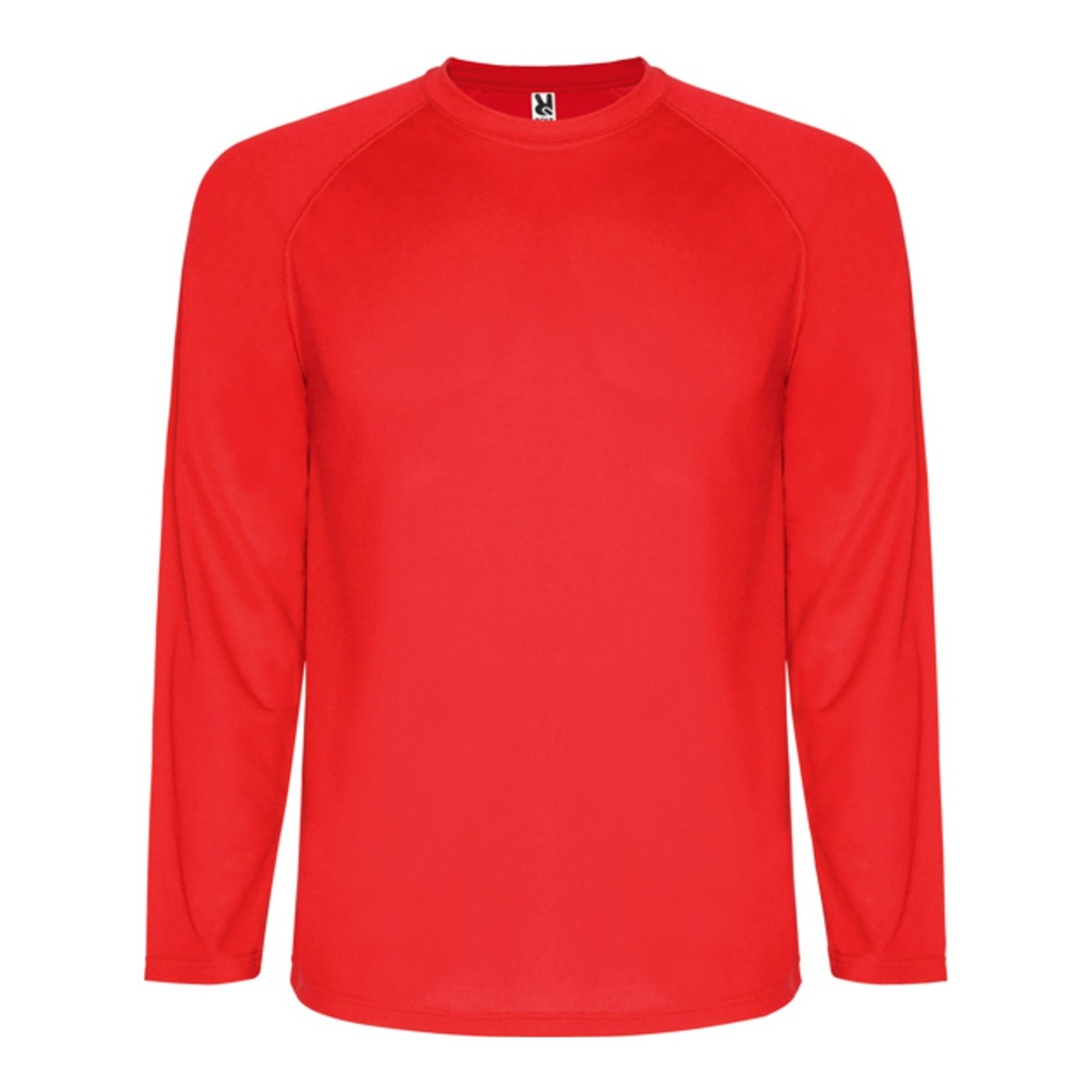 T-shirt technique respirant à manches raglan enfant Montecarlo L/S – Roly CA0415