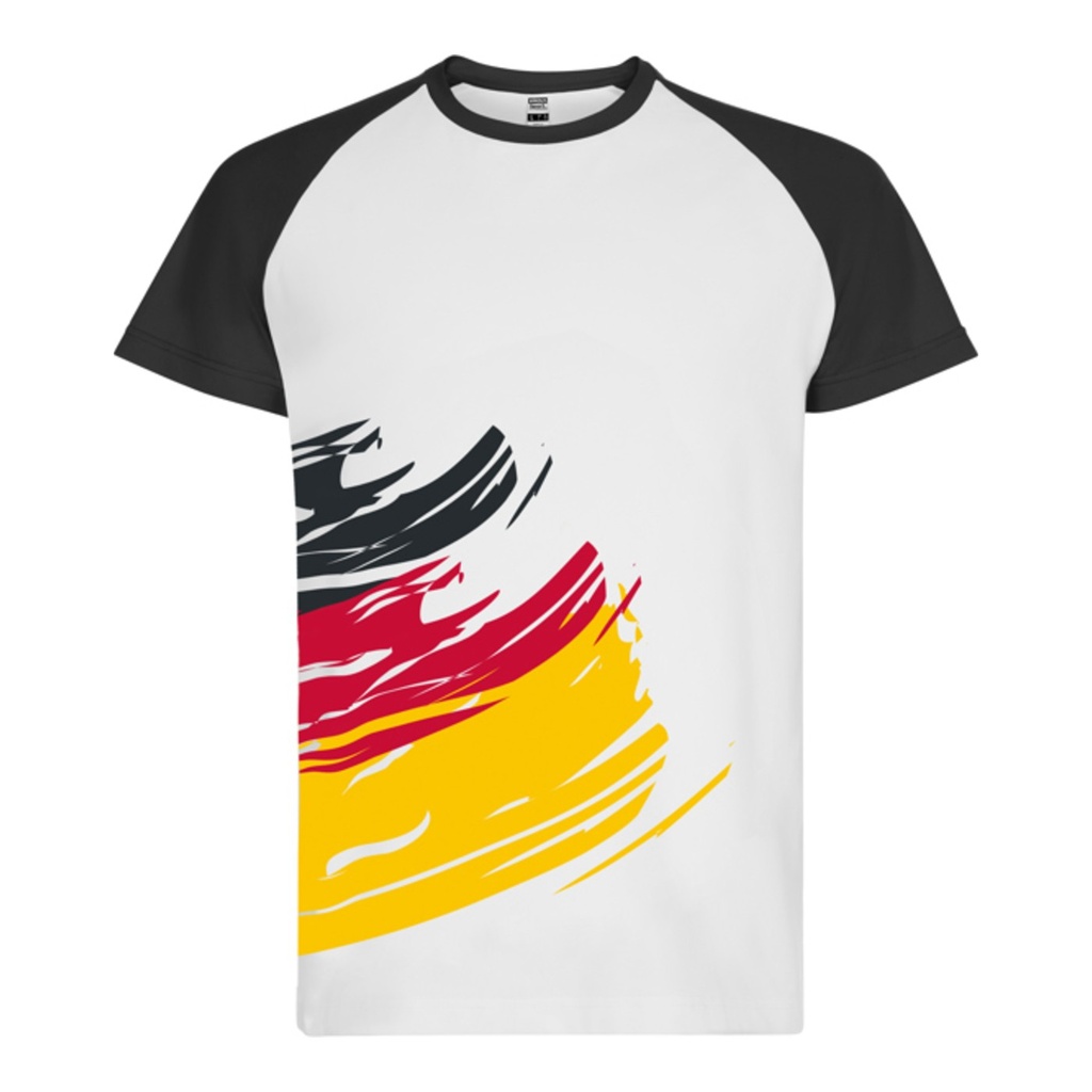 T-shirt à manches courtes enfant avec coutures latérales Forza – Roly CA0324