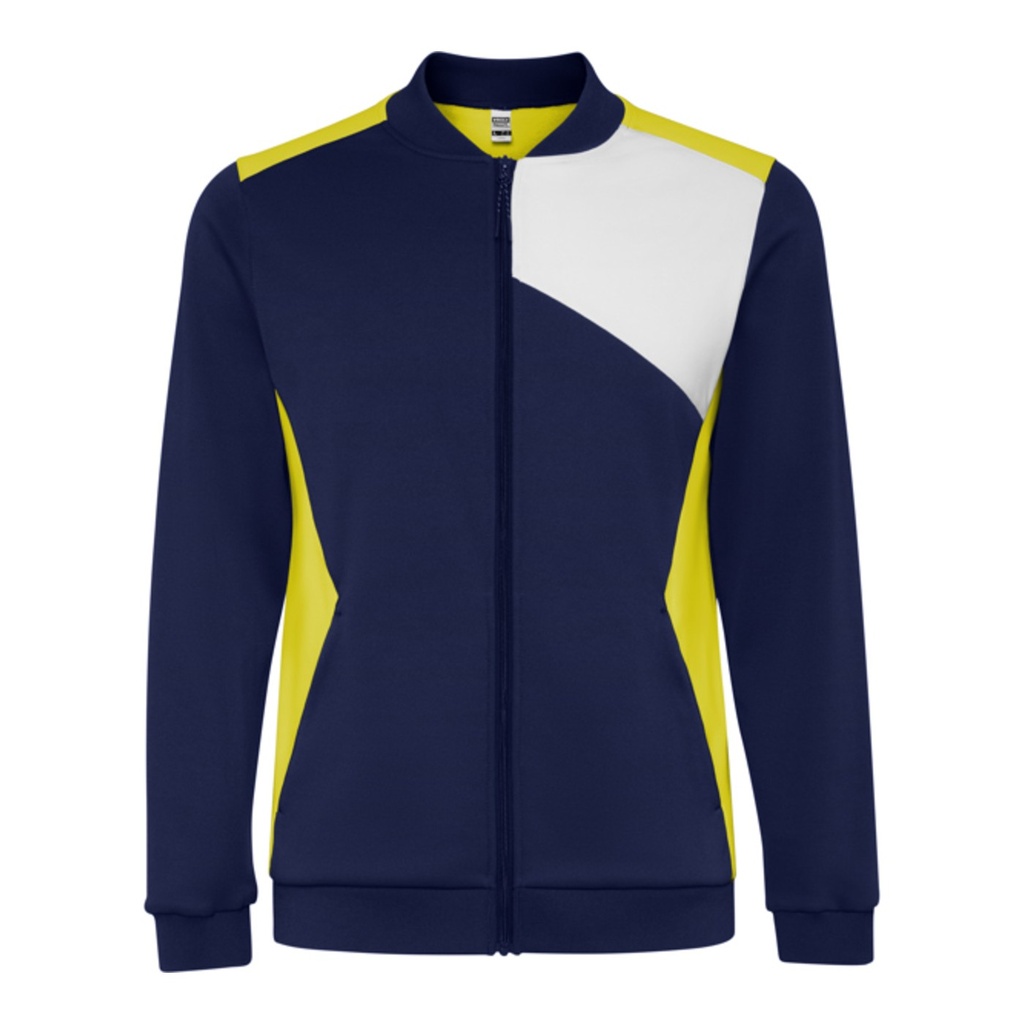 Veste de sport enfant avec fermeture à glissière brossée sur le devant Leros – Roly SU0340