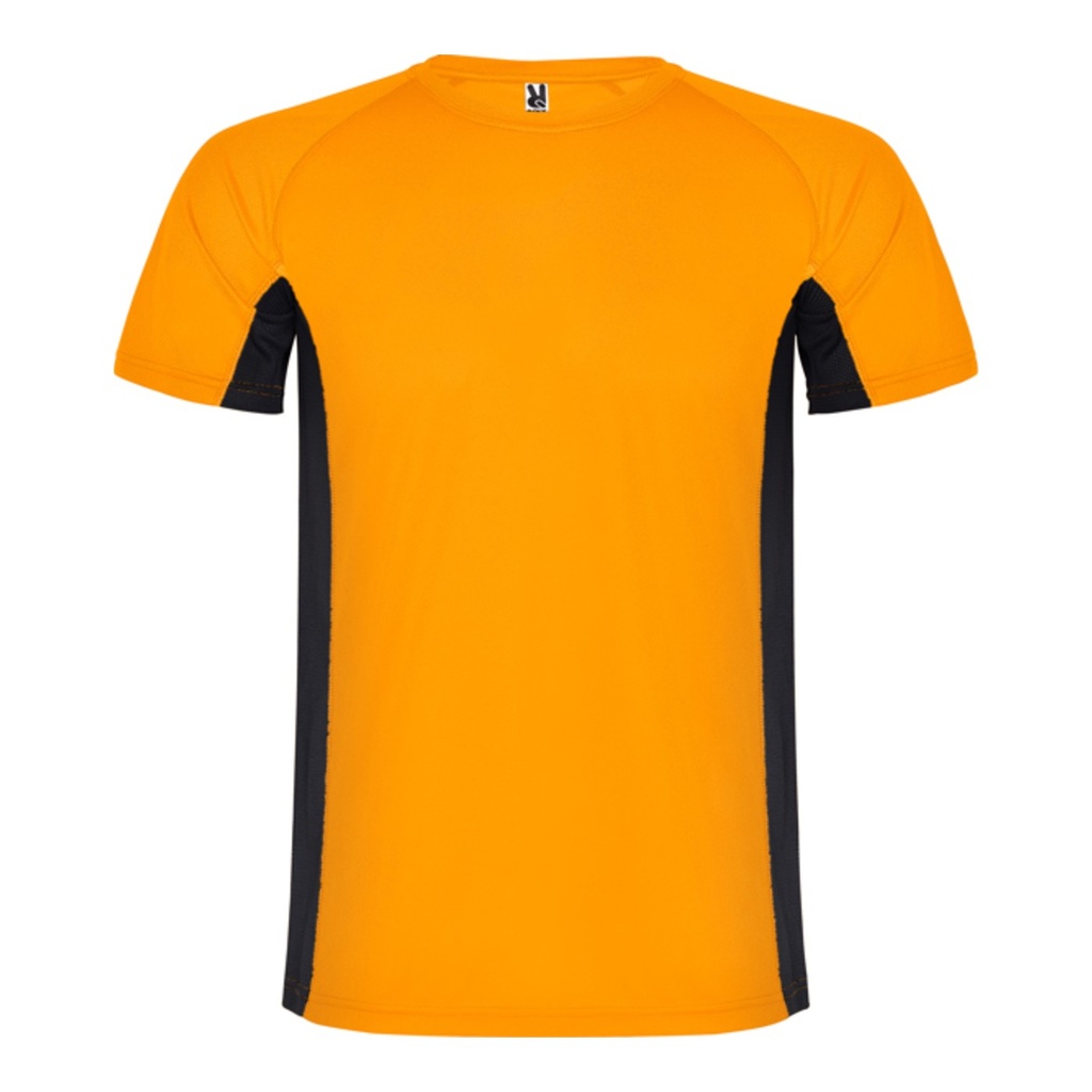 T-shirt technique respirant enfant bicolore à manches raglan Shanghai – Roly CA6595