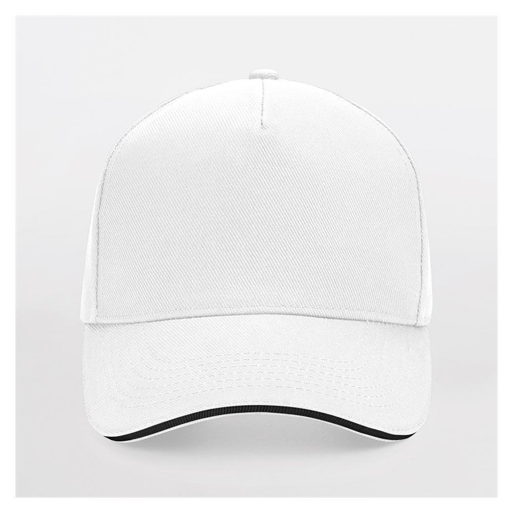 Casquette homme Ultimate à 5 panneaux sandwich contrasté – Beechfield B15C