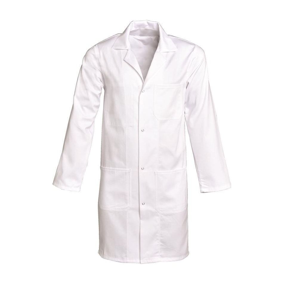 Blouse mixte manches longues à pressions Julien coton – SNV JULLP004