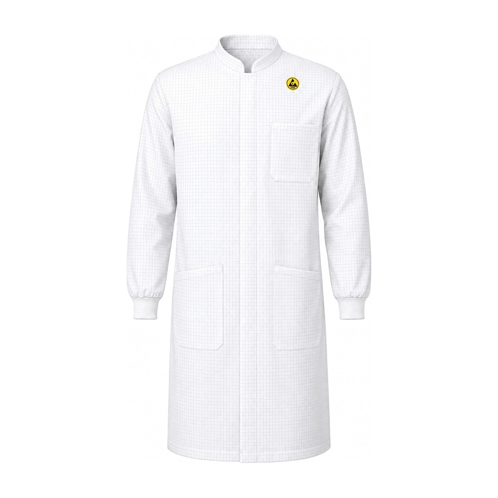 Blouse mixte manches longues à pressions Neutra ESD polyester – SNV NEUTRAESD0