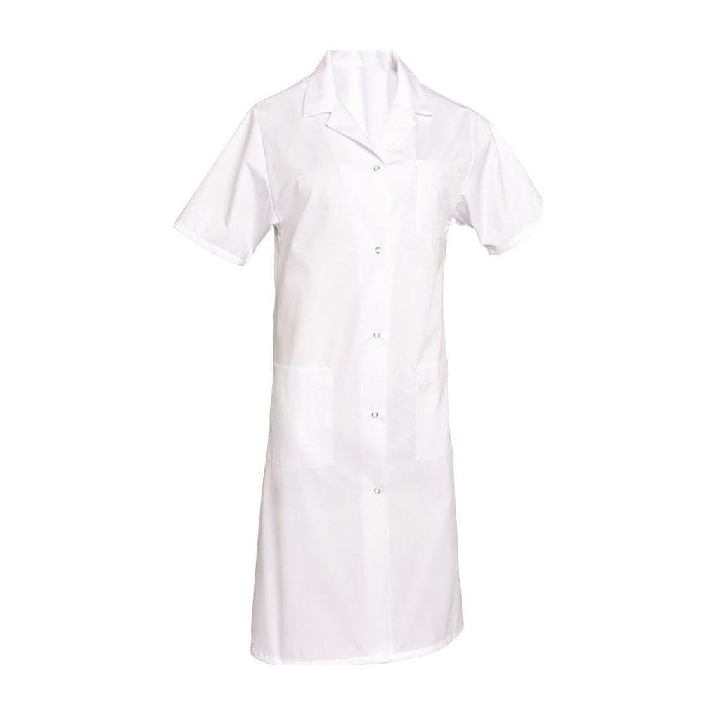 Blouse femme manches courtes à pressions Madona polycoton – SNV MADCP000
