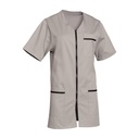 Tunique femme manches courtes zippée Lena polycoton – SNV LENAMCG0