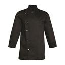 Veste de cuisine homme manches longues à pressions Alban polycoton – SNV ALBANLP0