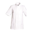 Veste de cuisine mixte manches courtes à pressions Michel coton – SNV MICCB002
