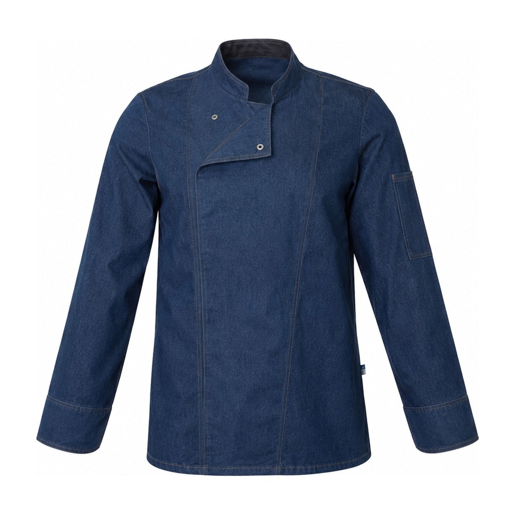 Veste de cuisine mixte manches longues à pressions Cookie stretch – SNV COOKIEML0