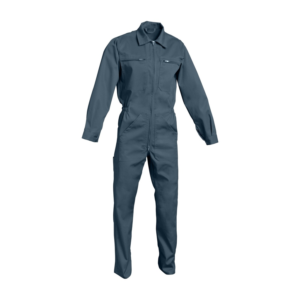Combinaison homme manches longues zippée Roger polycoton – SNV ROGLG003