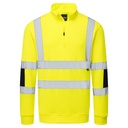 Sweat-shirt haute visibilité tricot col zippé – Portwest B314