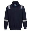 Sweat-shirt ignifugé col zippé WX3 – Portwest FR710