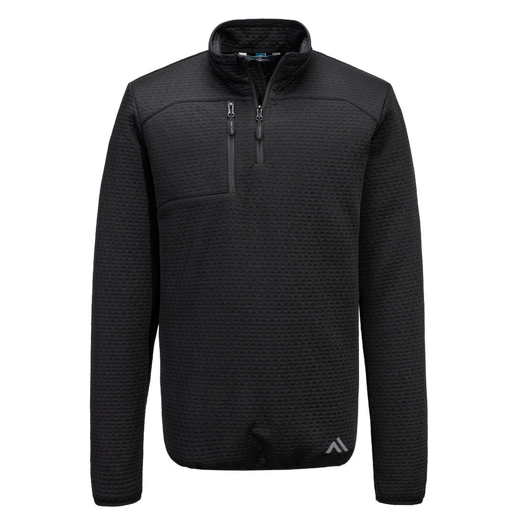 Sweat texturé col zippé KX3 – Portwest KX376