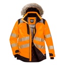 Parka d'hiver haute visibilité PW3 capuche fourrure – Portwest PW369