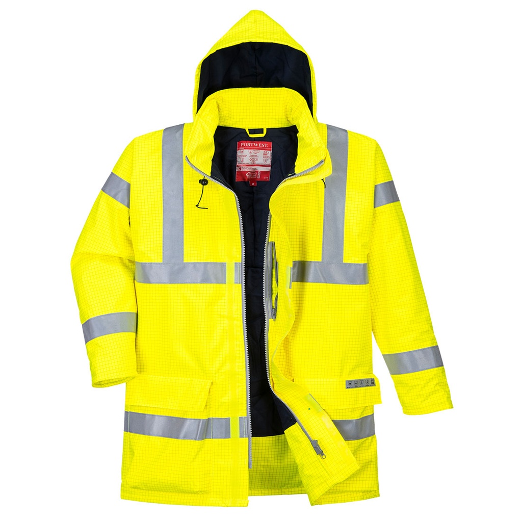 Parka ignifugée haute visibilité Bizflame Rain – Portwest S778
