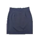 Jupe droite style crayon bleu marine