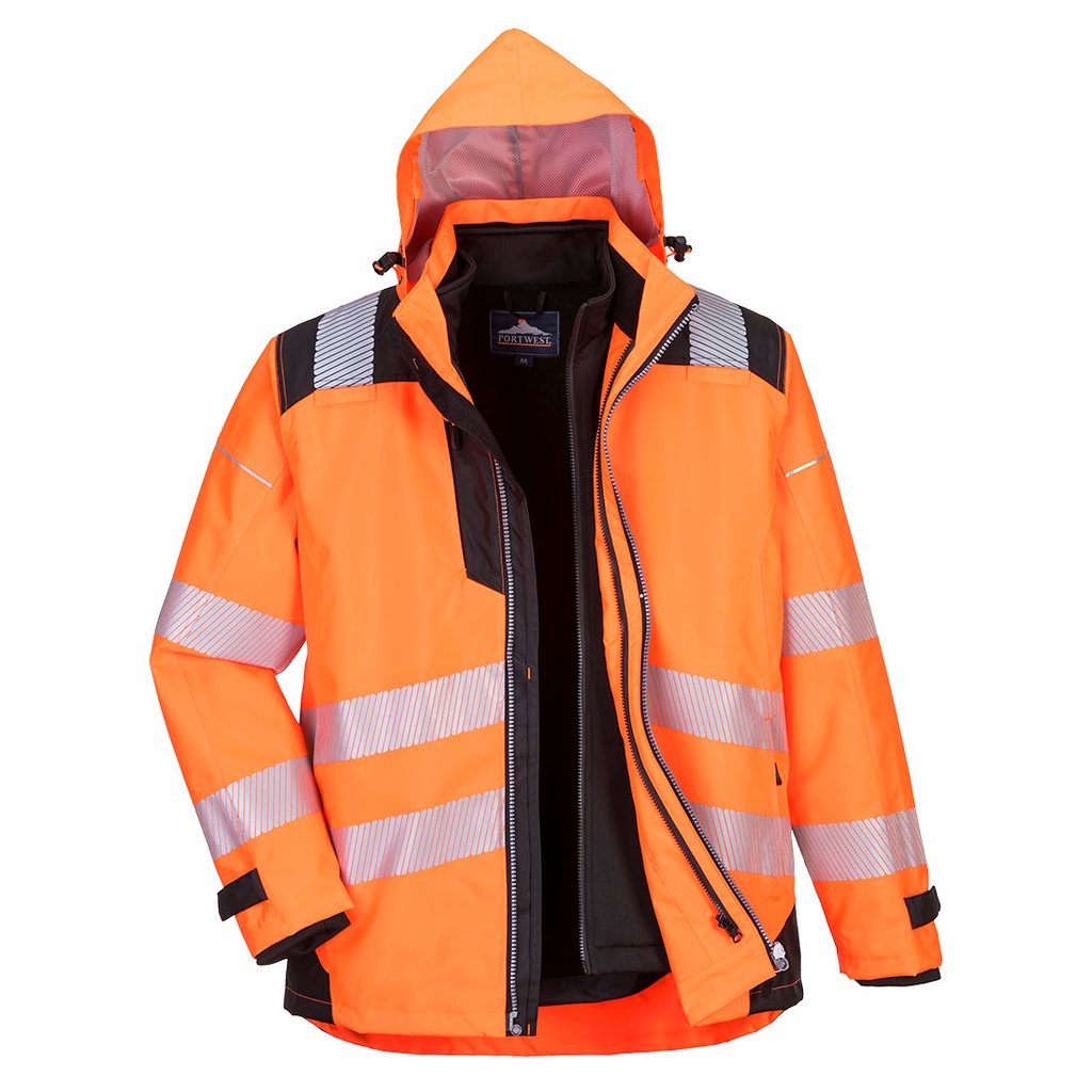Parka 3-en-1 haute visibilité PW3 – Portwest PW365