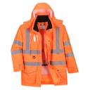 Parka 7-en-1 haute visibilité ferroviaire RIS – Portwest RT27