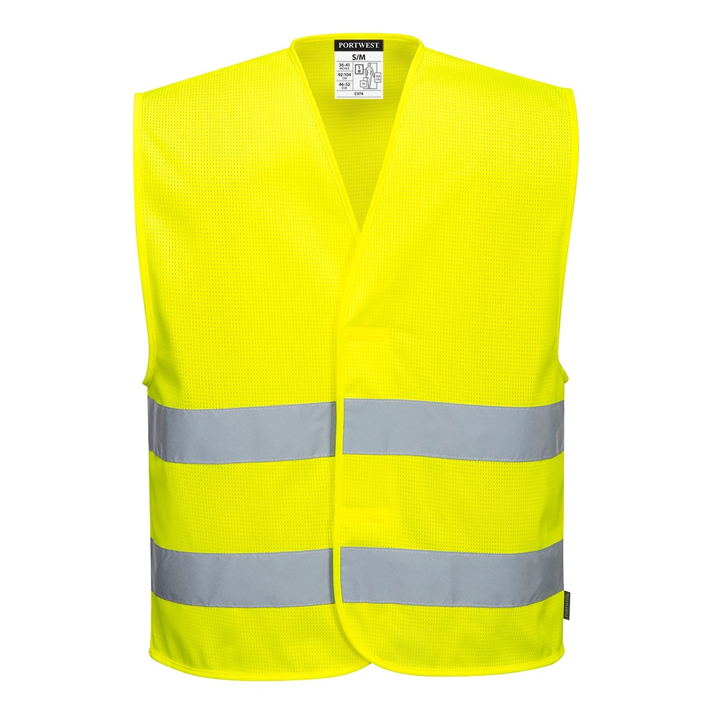 Gilet haute visibilité 2 bandes maille MeshAir – Portwest C374