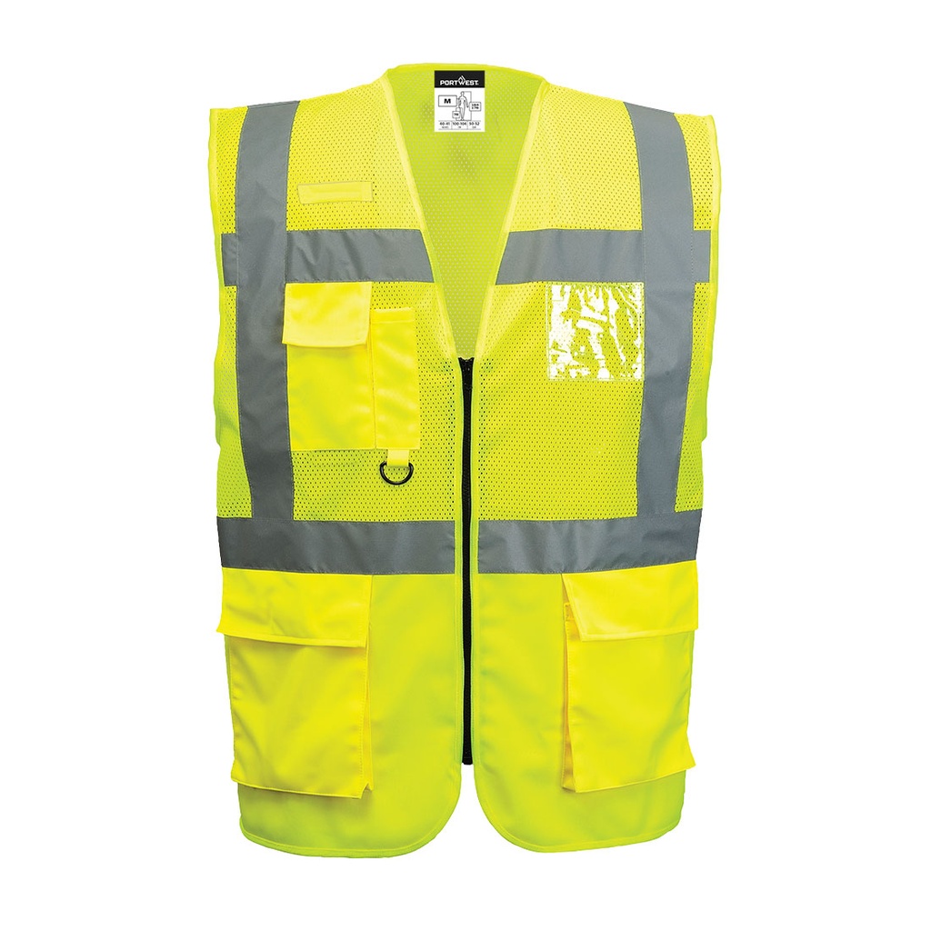 Gilet haute visibilité Executive maille Madrid – Portwest C496