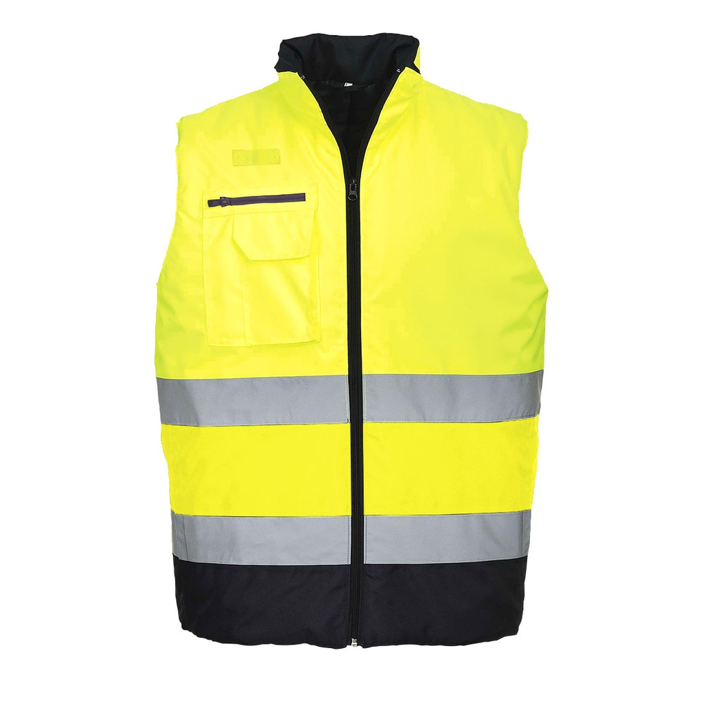 Bodywarmer haute visibilité bicolore – Portwest S267