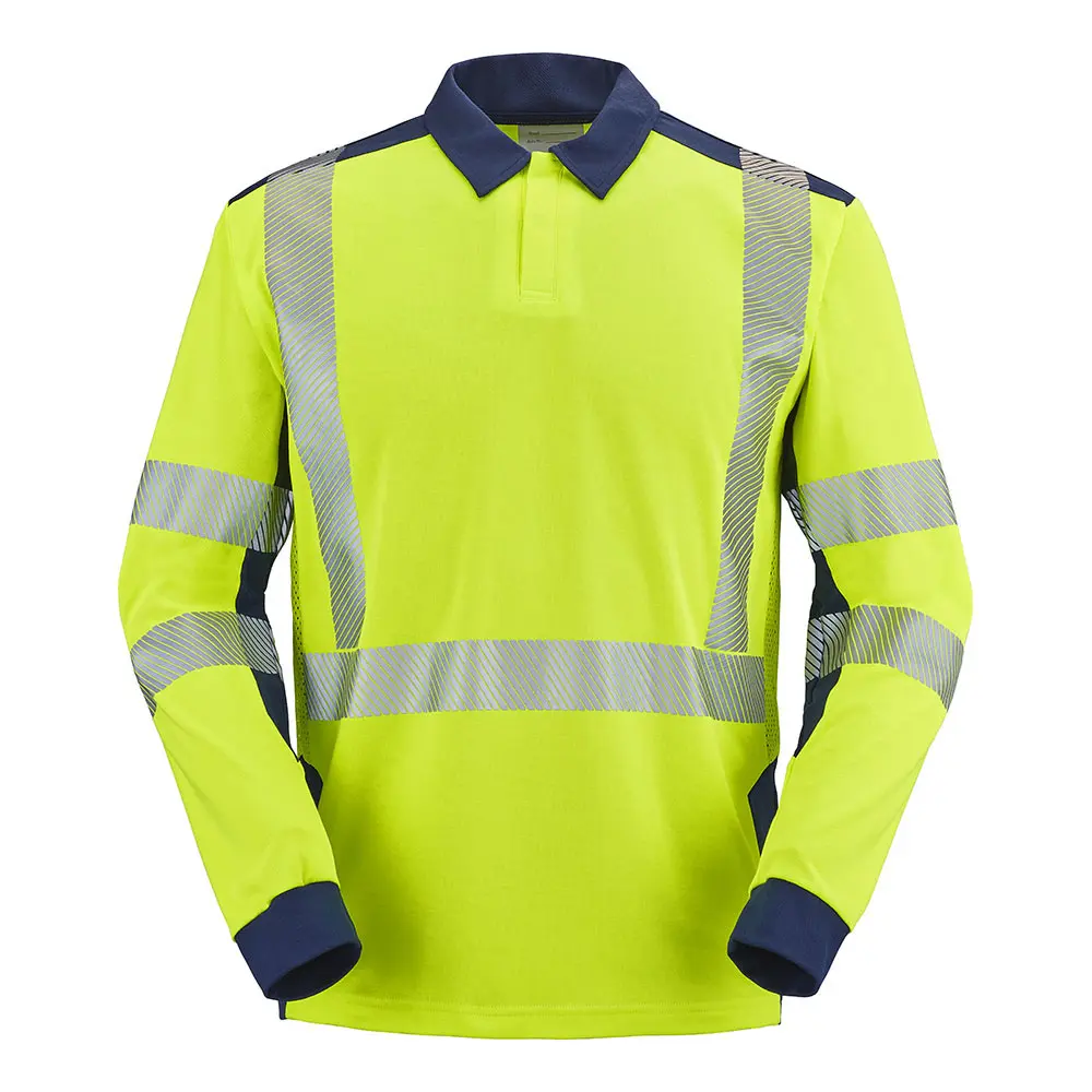 Polo manches longues Fluo Safe XP