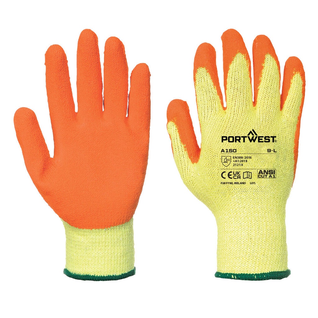 Gant enduit latex recyclé – lot de 12 paires – Portwest A150