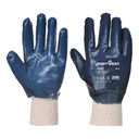 Gant nitrile tout enduit poignet tricot – lot de 12 paires – Portwest A300