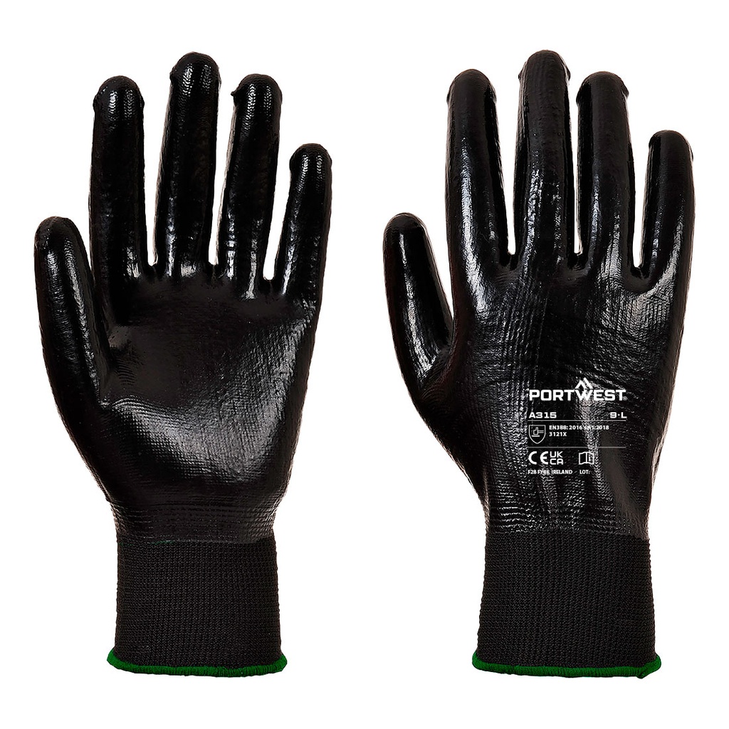 Gant All-Flex tout enduit nitrile – lot de 12 paires – Portwest A315