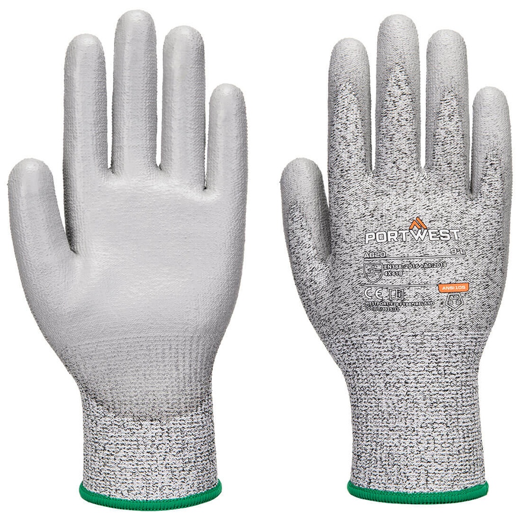 Gant paume PU coupure B – lot de 12 paires – Portwest A620