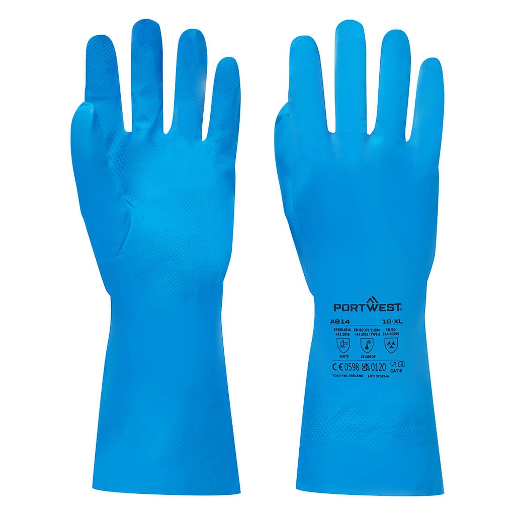 Gant nitrile contact alimentaire – lot de 12 paires – Portwest A814