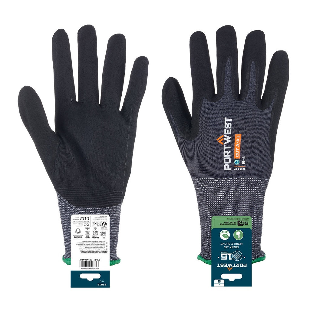 Gant SG Grip 15 nitrile (sachet) – Portwest APR12
