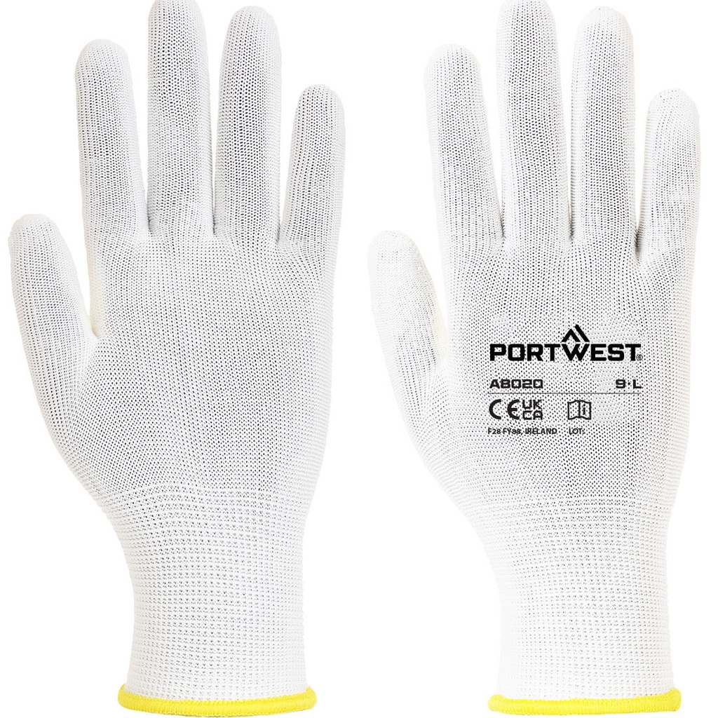 Gant d'assemblage polyester – carton de 360 paires – Portwest AB020