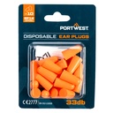 Bouchons d'oreille mousse PU – blister de 10 paires – Portwest EP14