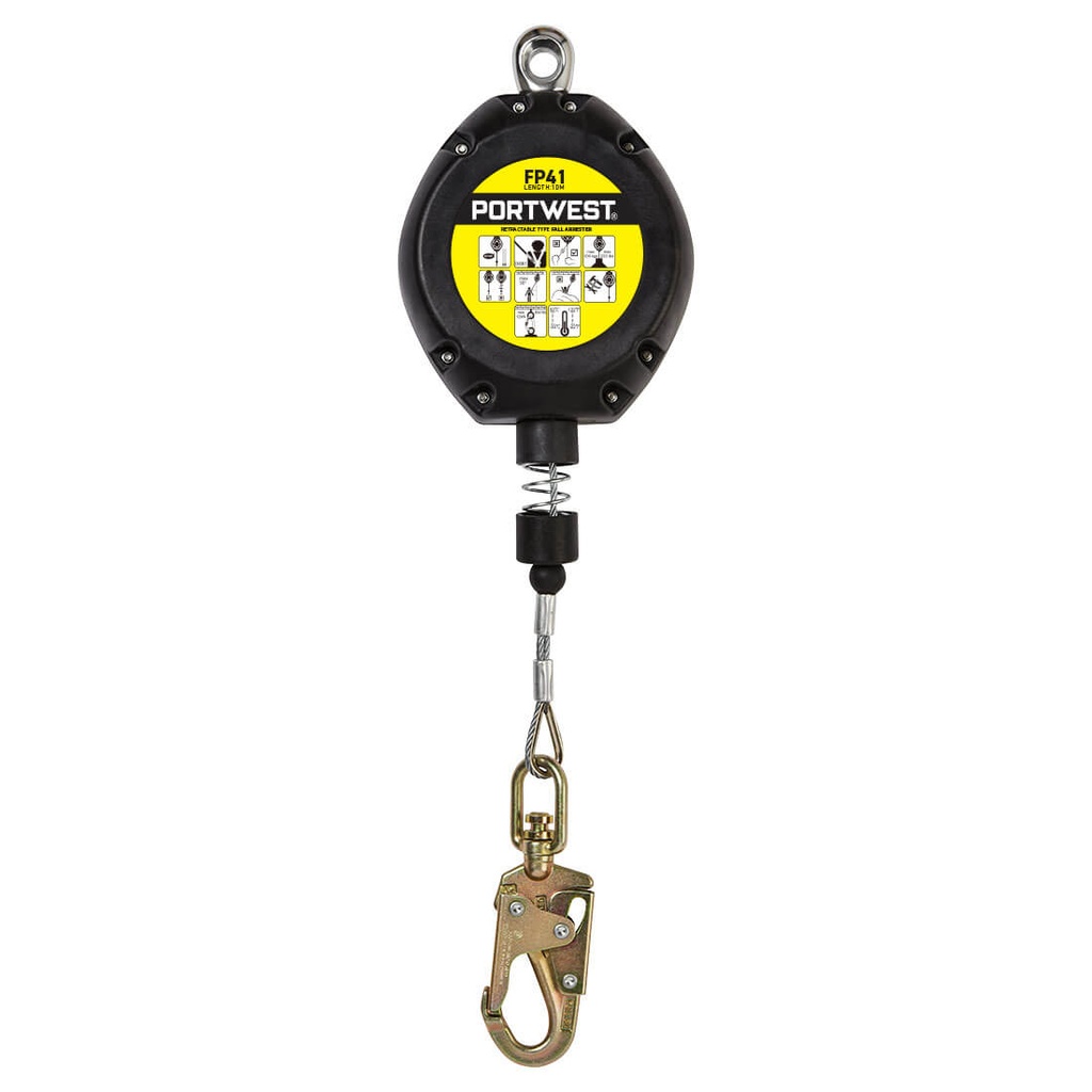 Antichute à rappel automatique câble 10 m – Portwest FP41