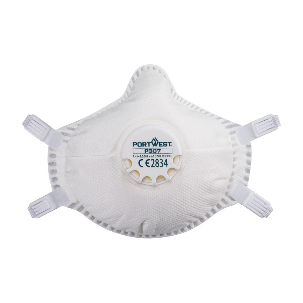 Masque FFP3 Ultimate réutilisable petite taille – boîte de 5 – Portwest P307