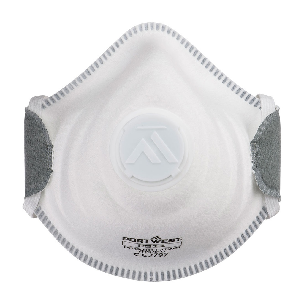 Masque FFP3 à valve confort – boîte de 10 – Portwest P311