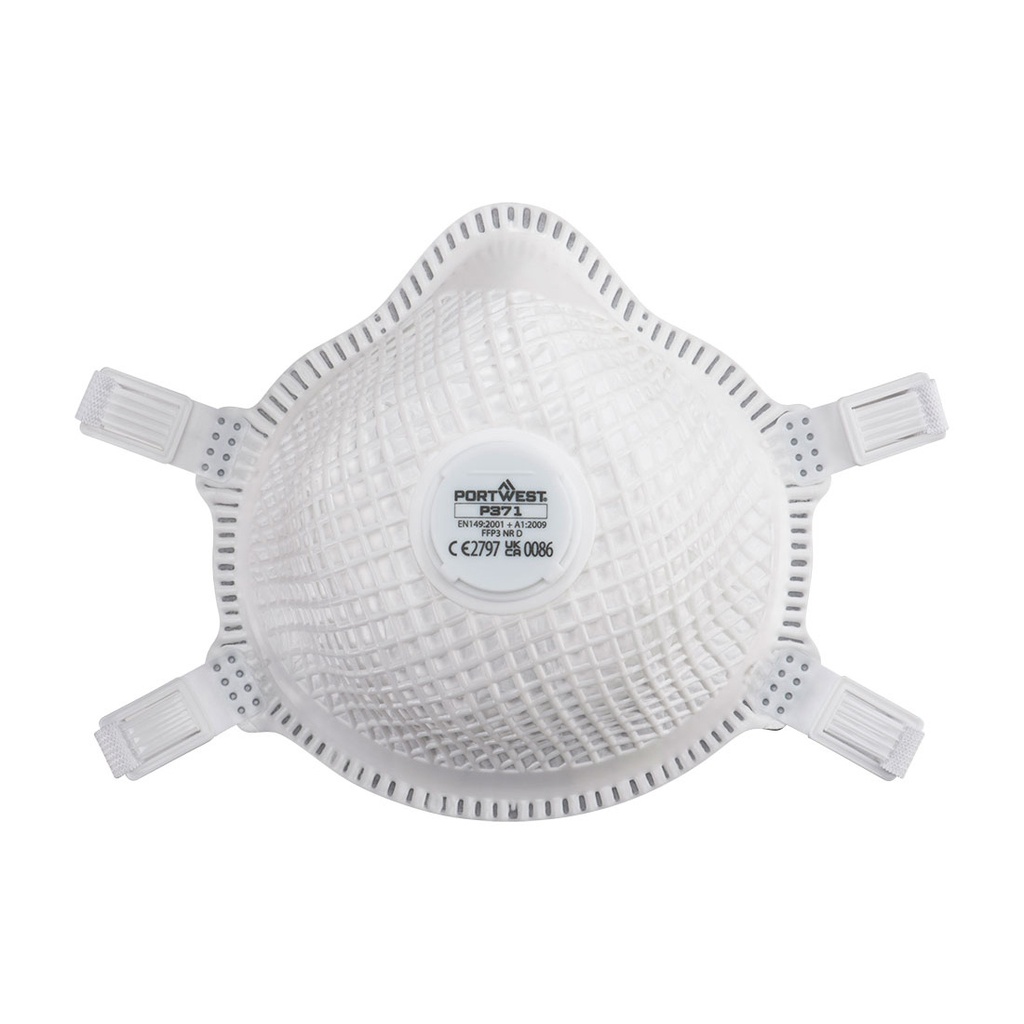 Masque FFP3 Ergonet à valve – boîte de 5 – Portwest P371