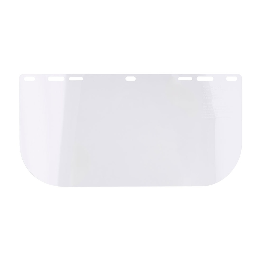 Visière plate polycarbonate – lot de 5 – Portwest PF35