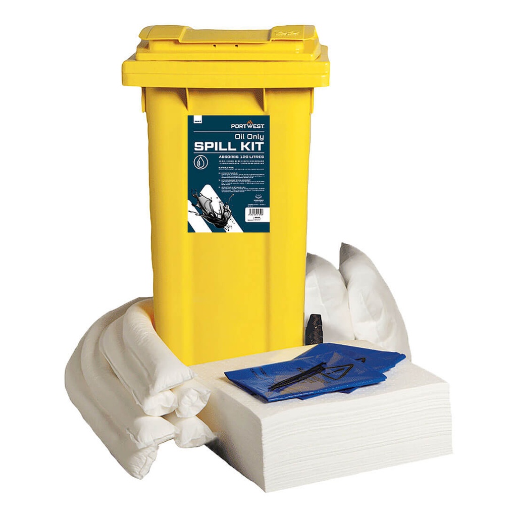 Kit absorbant hydrocarbures 120 litres – Portwest SM63