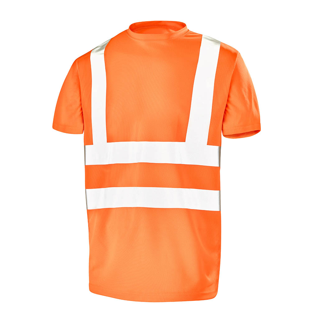 T-shirt haute visibilité Fluo Base 2 – Cepovett Safety T089