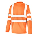 T-shirt manches longues haute visibilité Fluo Base 2 – Cepovett Safety T539