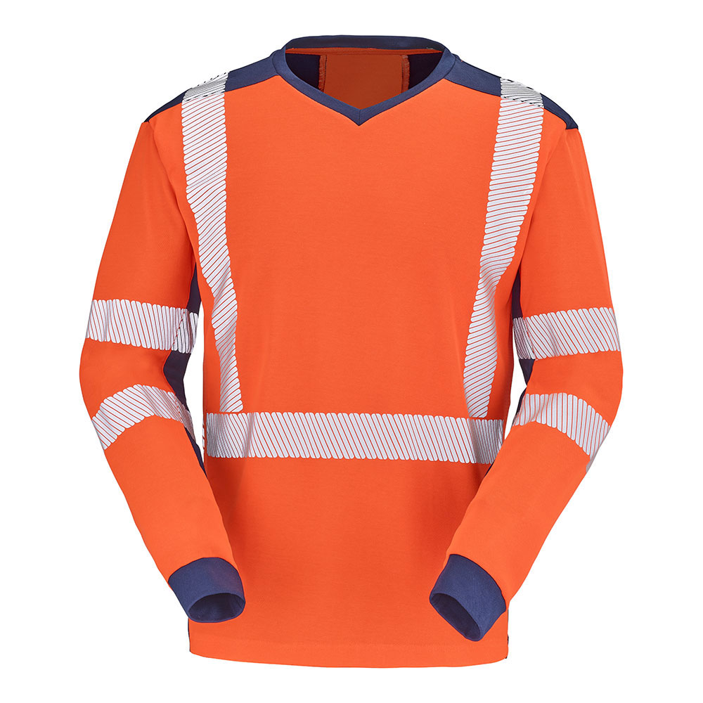 T-shirt manches longues haute visibilité Fluo Safe XP – Cepovett Safety 9T85