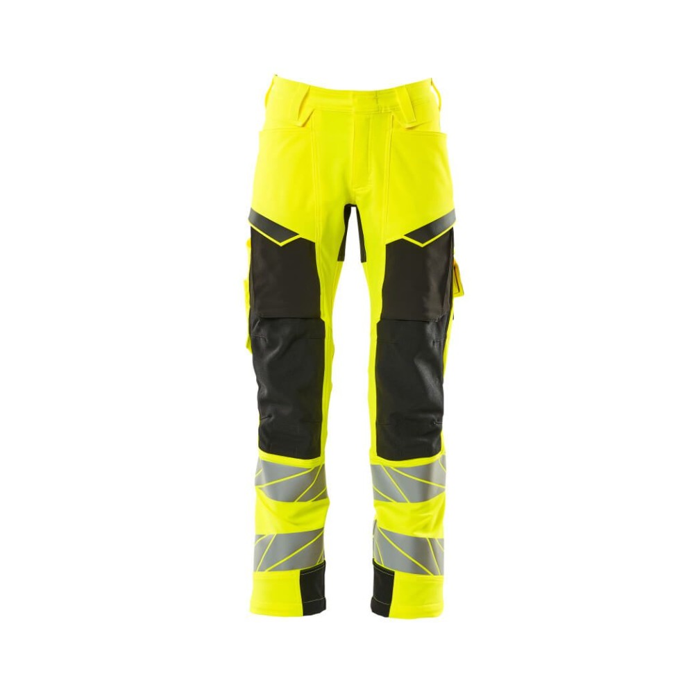 Pantalon haute visibilité stretch à poches genouillères Accelerate Safe – Mascot 19079-511
