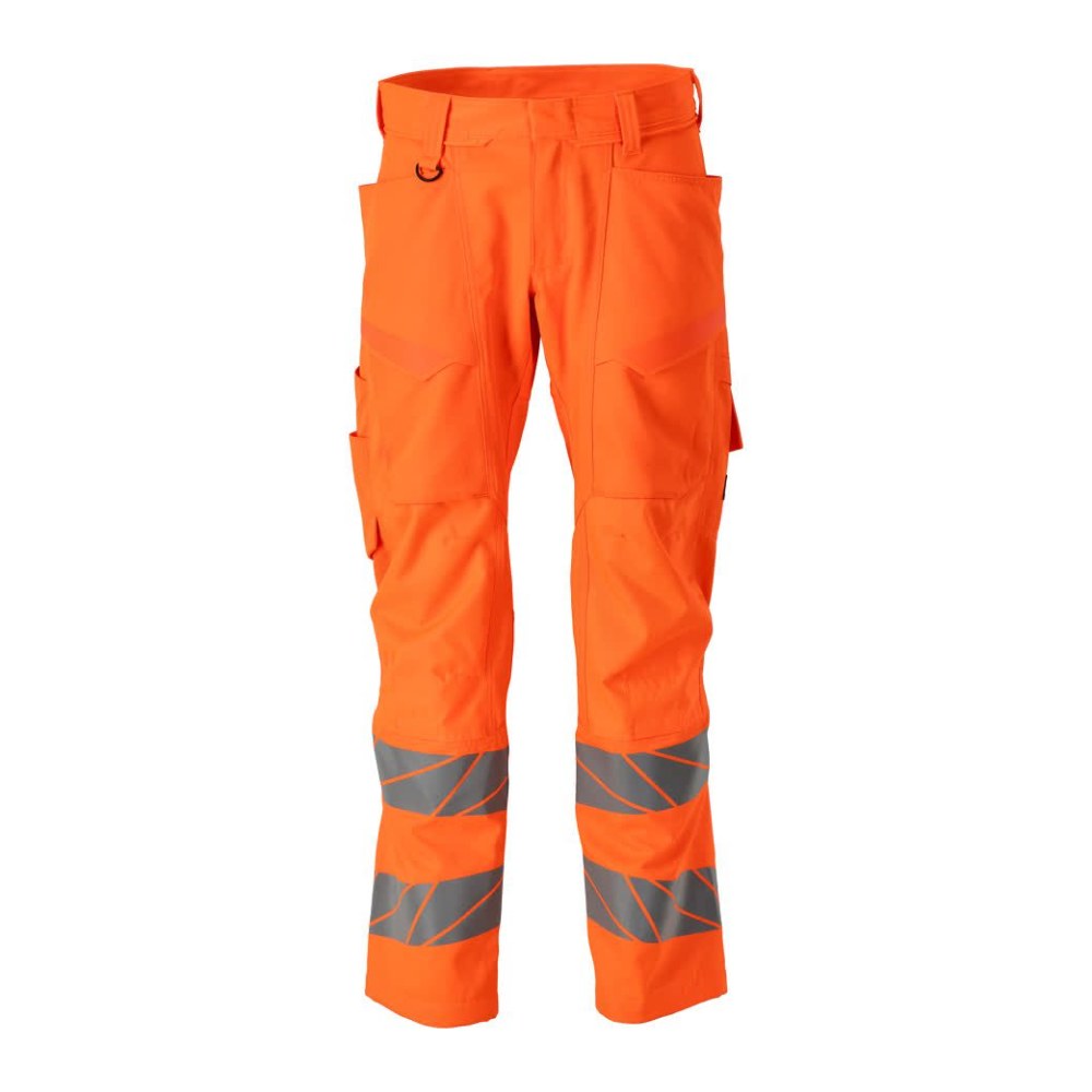 Pantalon haute visibilité ripstop uni à poches genouillères Accelerate Safe – Mascot 24579-236