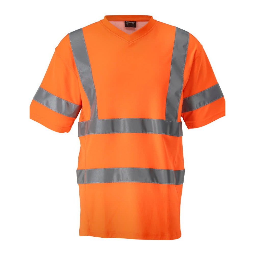 T-shirt col V haute visibilité classe 2 Safe Classic – Mascot 18282-995