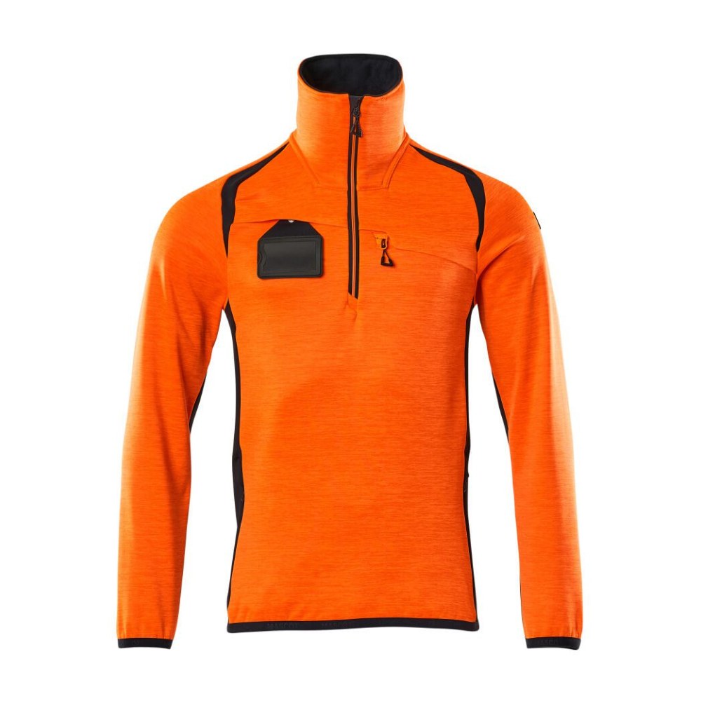 Pull polaire demi-zippé bicolore Accelerate Safe – Mascot 19303-316