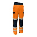 Pantalon haute visibilité classe 2 orange/marine – Singer PILOM