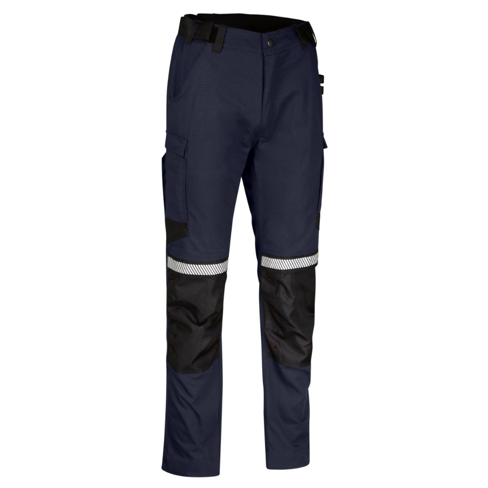 Pantalon de travail ripstop stretch marine/noir – Singer PETRAM