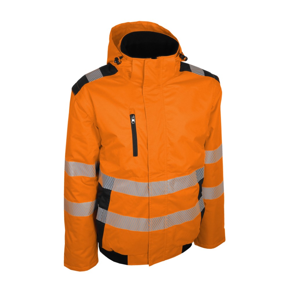 Blouson haute visibilité 2 en 1 manches amovibles orange – Singer BRAVO
