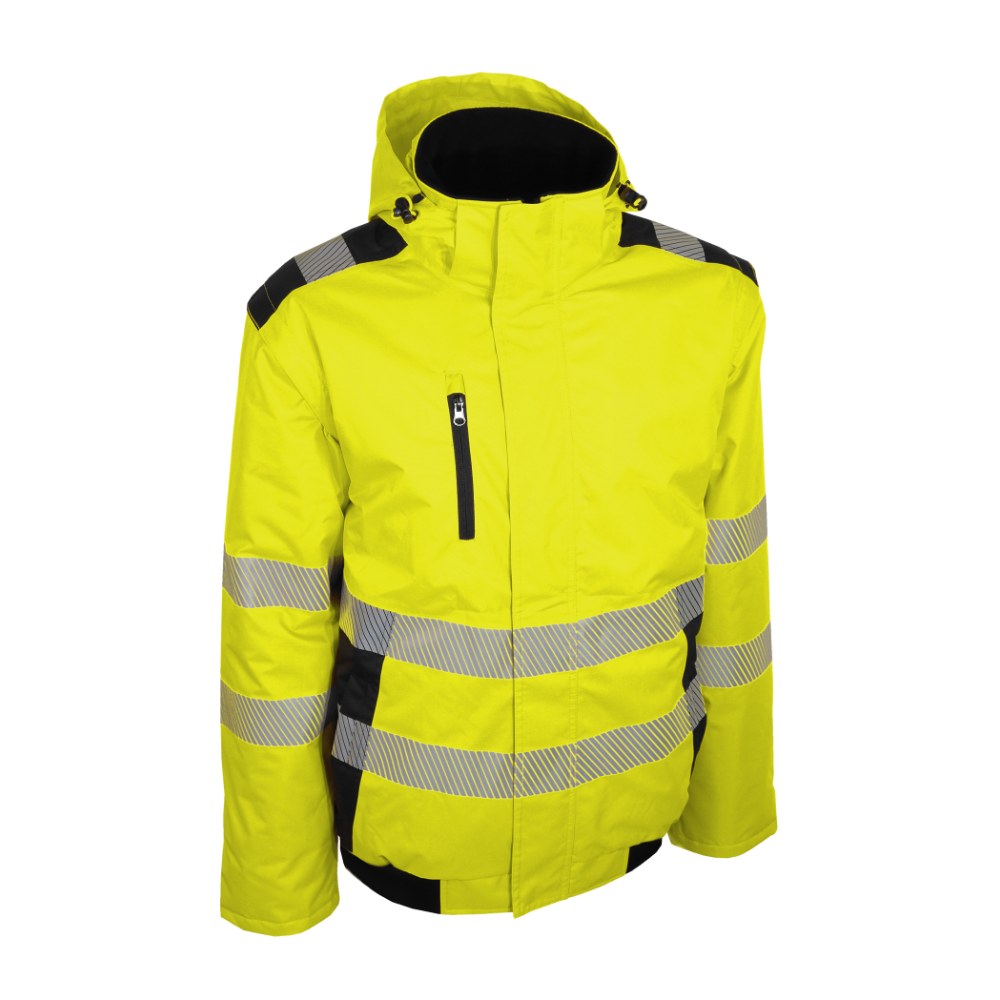 Blouson haute visibilité 2 en 1 manches amovibles jaune – Singer BRAVA